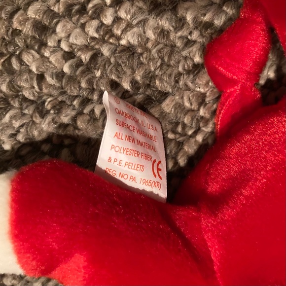 NWT Vintage TY Snort Beanie Baby ‘Date of Birth May 15, 1995’ Measures 10 inches - Picture 9 of 11